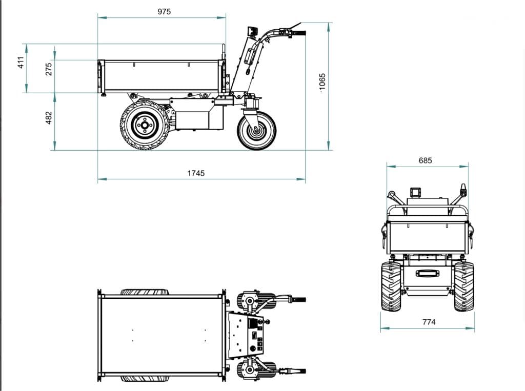 Dimensioni WB500EB 884570